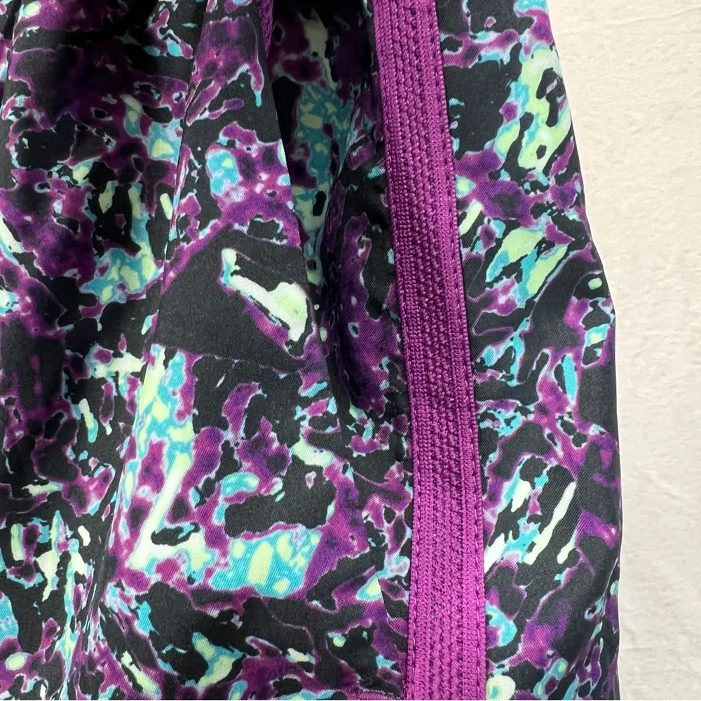 Nike youth blue & purple Patterned‎ Athletic Shorts large
